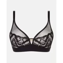 Graphic Support Bra U/Bøjle, Black