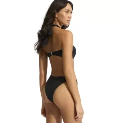 High Cut Tanga Bikini Trusse, Black