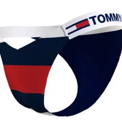 High Leg Cheeky Tai, Rugby Stripe