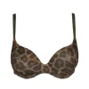 Hugh Padded Bra, Leopard Olive Green