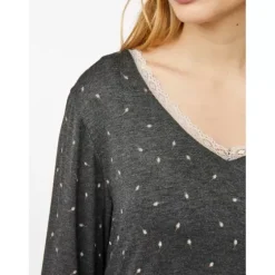 Jacqueline Lang Ærme, Dark Grey Melange