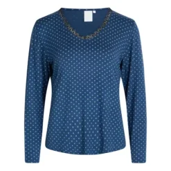 Jordan Natbluse Lang Ærme, Ensign Blue