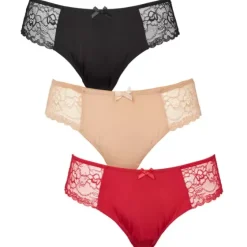 Lace Tai 3-Pack, Red