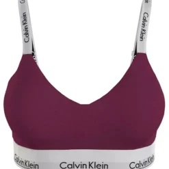Light Lined Bralette, Purple Potion