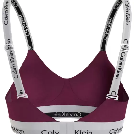 Light Lined Bralette, Purple Potion