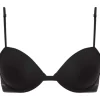 Lightly Lined Demi Bra, Black
