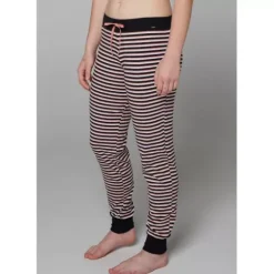 Long Pants M&M, Rose/Black Stripe