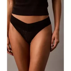Low Rise String, Black