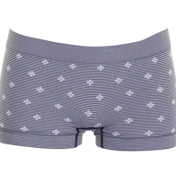 Lucia Hipster, Stripe W. Flower Medium Blue