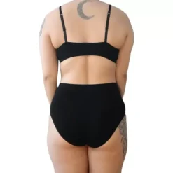 Maja Bambus Bh Top M/Tynde Stropper, Sort