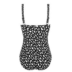 Manila Badedragt Høj Hals, Black