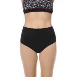 Manila Bikini Trusse M/Foldekant, Black