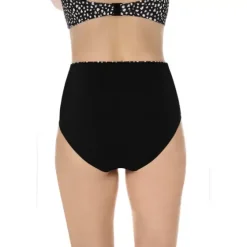 Manila Bikini Trusse M/Foldekant, Black