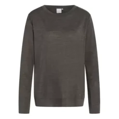 Marbel Natbluse Lang Ærme Uld, Pavement Melange