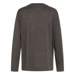 Marbel Natbluse Lang Ærme Uld, Pavement Melange