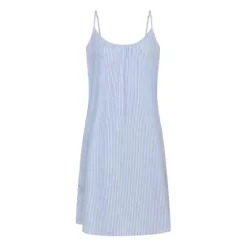 Mathilde Natkjole U/Ærme, English Manor Stripe