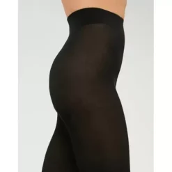Merino Tights Leggings, Sort