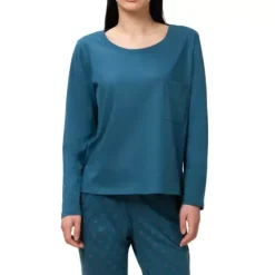 Mix & Match Bluse, Smoky Blue