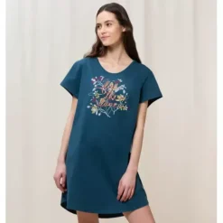 Mix & Match Natkjole, Smoky Blue