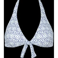 Monte Carlo Bikini Top, Blue/White