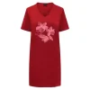 Natkjole Kort Ærme, Beet Red