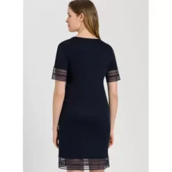 Natkjole Kort Ærme, Deep Navy