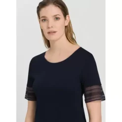Natkjole Kort Ærme, Deep Navy