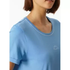 Natkjole Kort Ærme, Light Blue