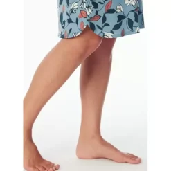 Natkjole Lang Ærme, Blå Multicolor