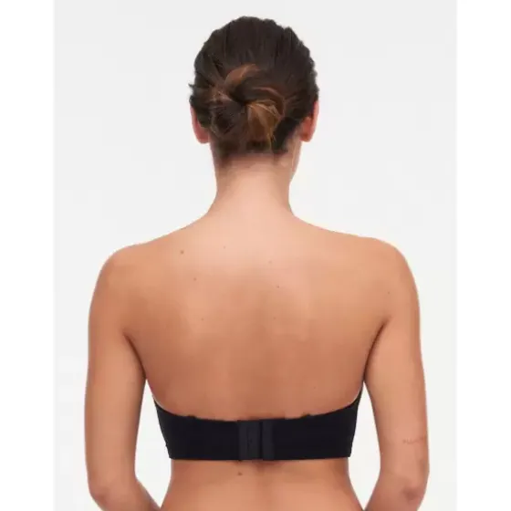 Norah Stropløs T-Shirt Bra, Sort