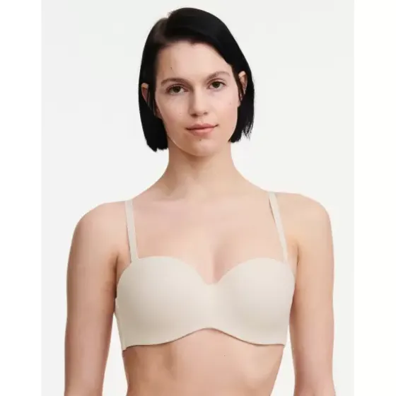 Norah Stropløs T-Shirt Bra, Talc