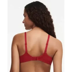 Orchids Push-Up Bra, Passion Red