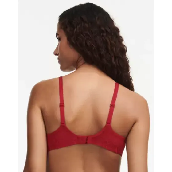 Orchids Push-Up Bra, Passion Red
