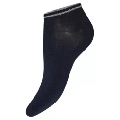 3-Pack Sneaker Bambusstrømper, Mørkeblå/Hvid