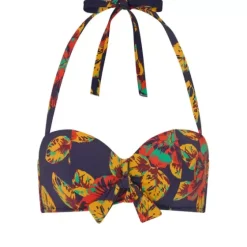 Padded Bandeau, Bikini Top, Origin Blue