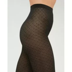 Pattern Tights, Sort