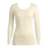 Pure Silk Bluse, Pale Cream