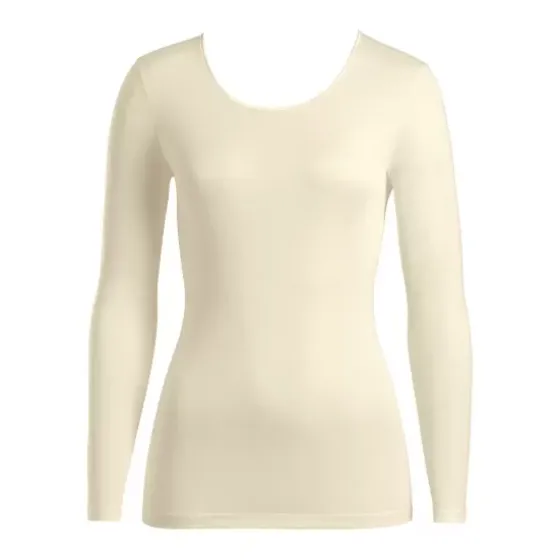 Pure Silk Bluse, Pale Cream