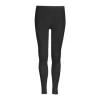 Pure Silk Leggings, Black