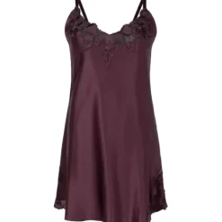 Pure Silk Slip De Luxe, Italian Plum