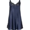 Pure Silk Slip, Indigo