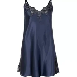 Pure Silk Slip, Indigo