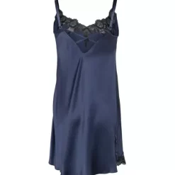 Pure Silk Slip, Indigo