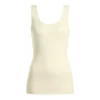 Pure Silk Top, Pale Cream