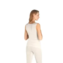 Pure Silk Top, Pale Cream
