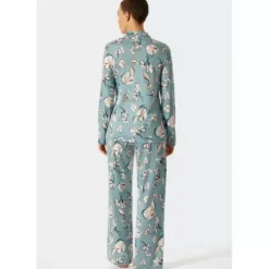 Pyjamas Lang Ærme Bluegrey