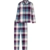 Pyjamas Lang Ærme, Dark Multicolor