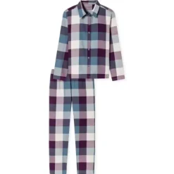 Pyjamas Lang Ærme, Dark Multicolor
