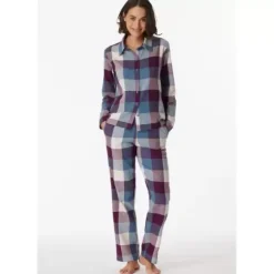 Pyjamas Lang Ærme, Dark Multicolor