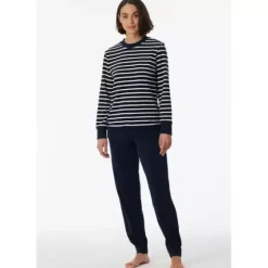 Pyjamas Lang Ærme, Night Blue